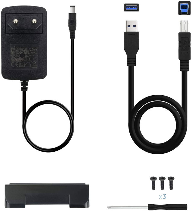 TOOQ TQE-3527B Caja Externa para HDD 3,5'' SATA USB 3.0 Negra